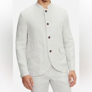 Nwt Ted Baker Nerhu Collar Herringbone Blazer Size XL